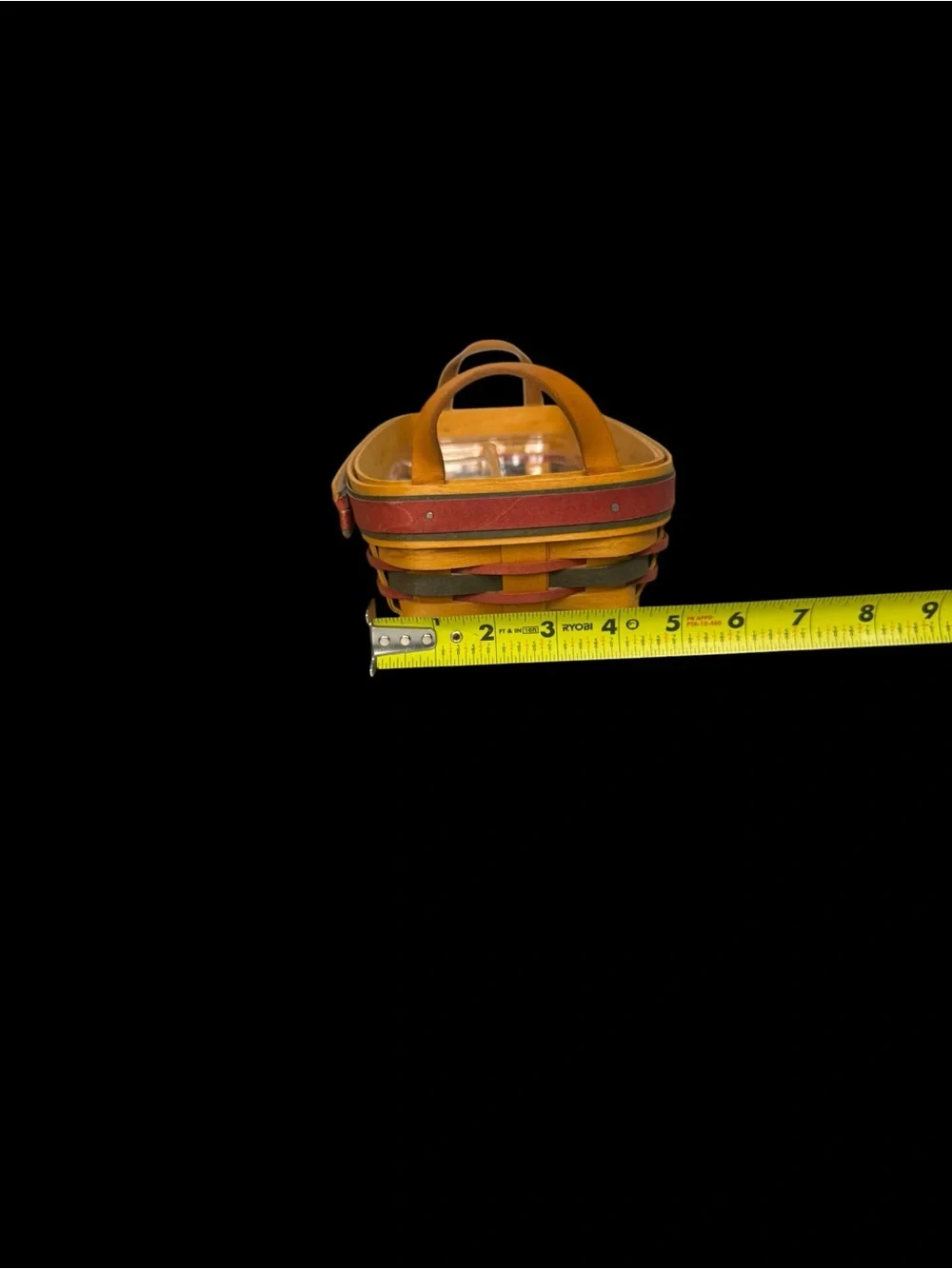 LONGABERGER FATHERS DAY Basket 1997 PERSONAL ORGANIZER- PROTECTOR/ LINER